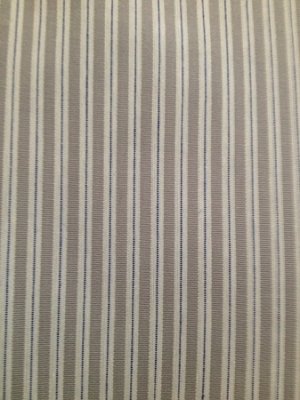 Fabric detail: a striped shirting 