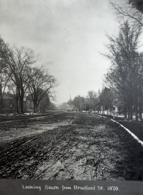 Looking South from Bradford Street, 1870 img262