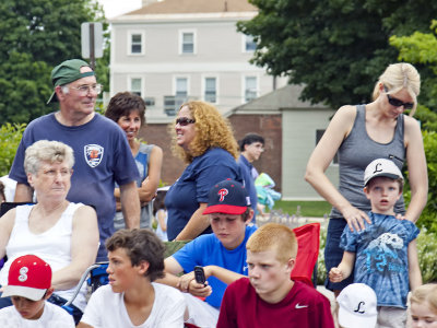 Part of the Crowd, Shelli at 4th of July Parade 2012