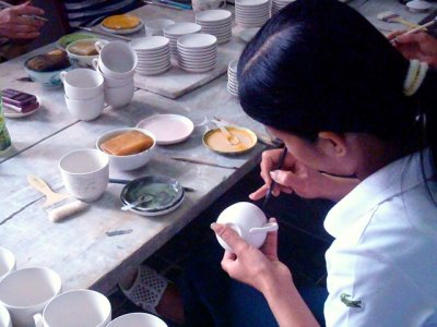Hanoi pottery factory