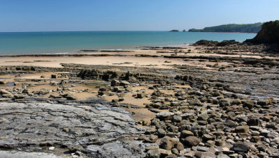 Wisemans Bridge beach near Saundersfoot.