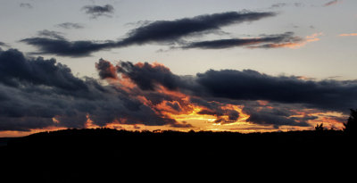 Sunset from my lounge window.