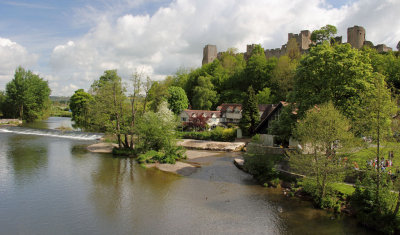 Ludlow Castle viewed from Dinham.