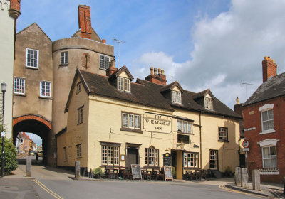 The Wheatsheaf Inn, Ludlow in Shropshire.