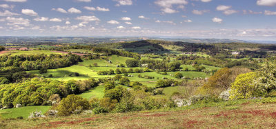 View from Ragged Stone Hill, Malvern Hills.