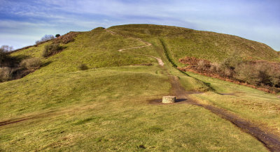 Walking on The Malvern Hills.