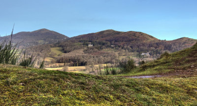 Walking on The Malvern Hills.