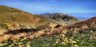 Walking on The Malvern Hills.