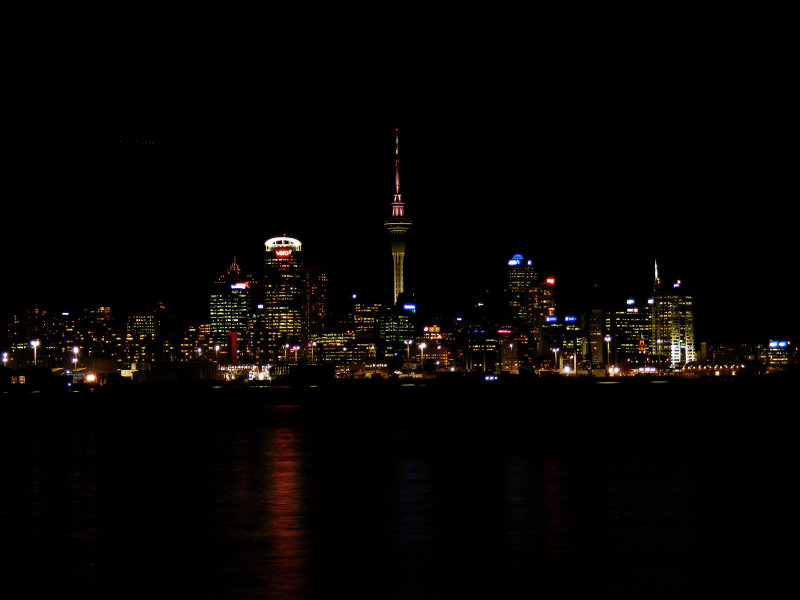 Auckland Harbour at Night 3
