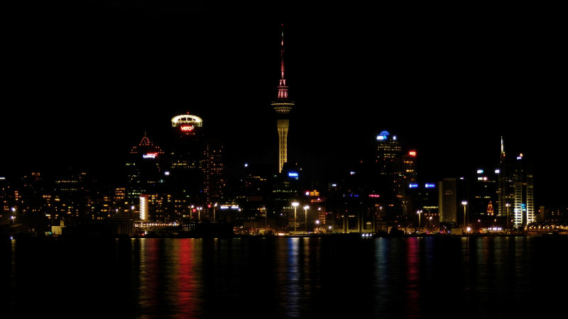 Auckland Harbour at Night 6
