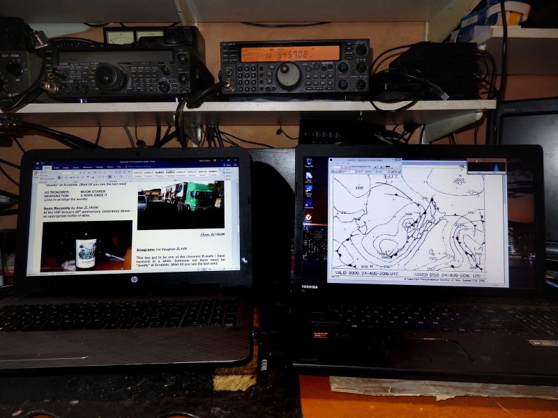 HP laptop and Toshiba C-75D-A