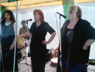Claire, Beverley and Pat