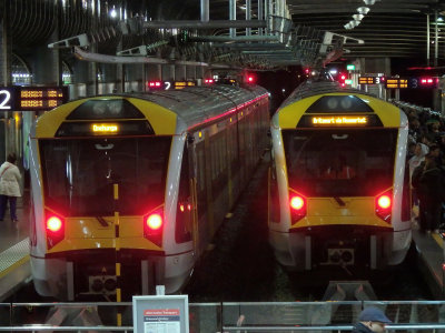 Two Electric Trains