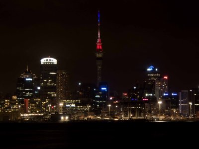 Auckland City at Night  JPEG