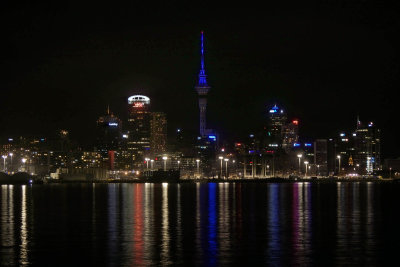 Auckland Harbour at Night