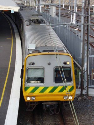 Flinders Train at Brighton Station