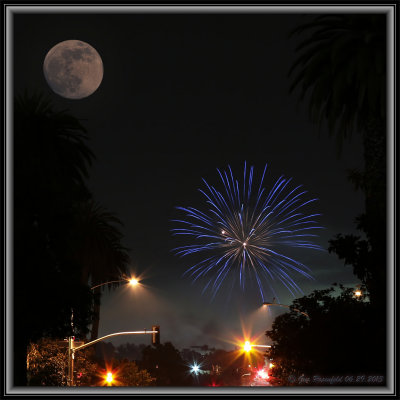 I Figure If 'They' Can Have 4th Of July Fireworks In June - I Can Hang A Moon Or Two Whenever I Want