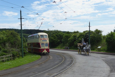 Tram & Horse & carriage