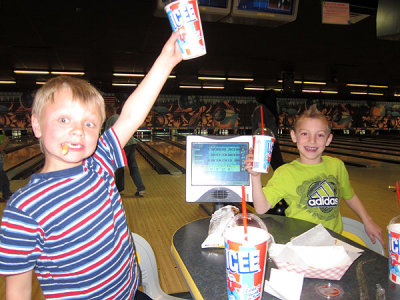 Birthday bowling!