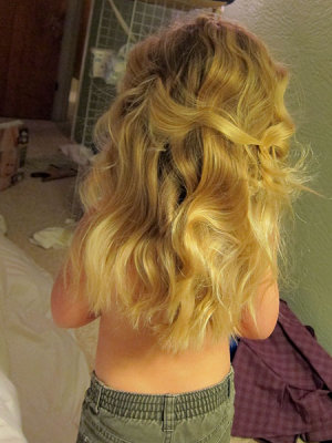 Is Kristina still there under all that hair?