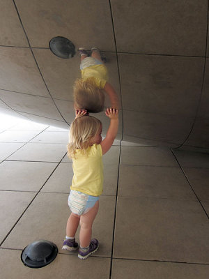 Thank goodness Annie is here to make sure the bean doesn't fall over