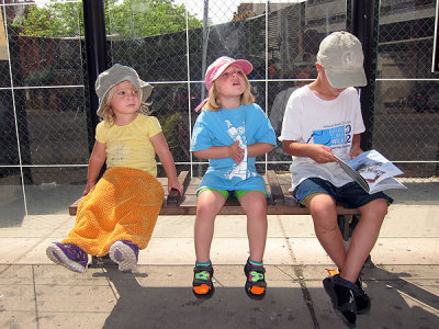 These bus stops are more stylish than in Albuquerque.