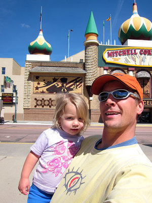 Annie: The palace made of corn is not any less creepy than that corn guy.