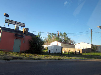 Kristina's view: downtown Glendo, WY