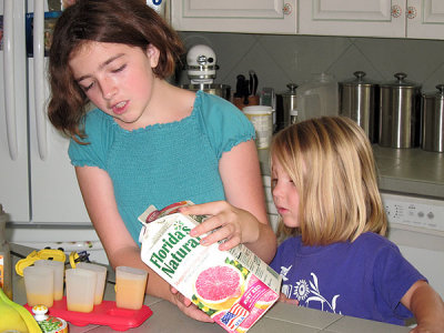 Making popsicles