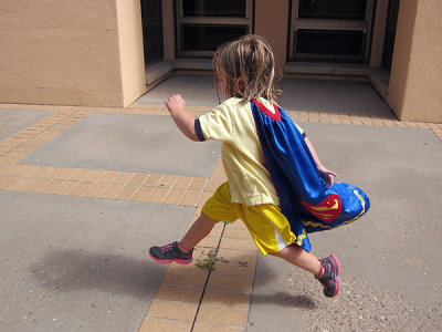 Able to leap over brickwork in a single bound!