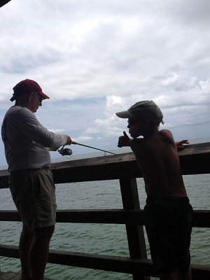 If Simon and Papa are fishing, it's a good day.