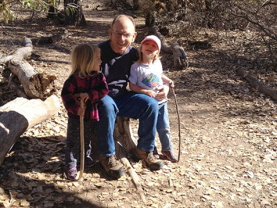 Papa with his girls