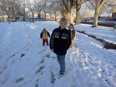 After-school visit to the park