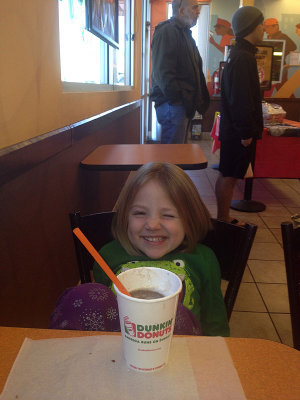 Hot chocolate break