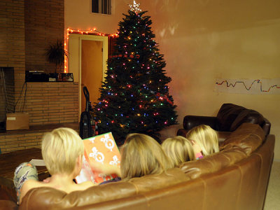 Reading Christmas stories