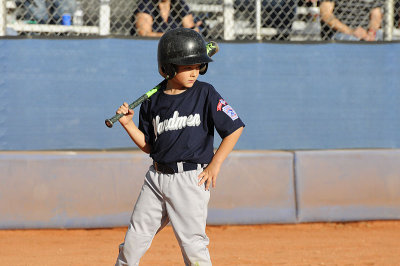 Simon at the plate