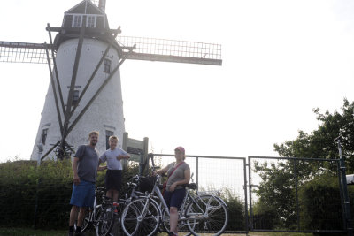 Pit stop at a windmill