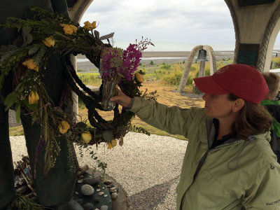 Fireweed bouquet in memory of Uncle Gene