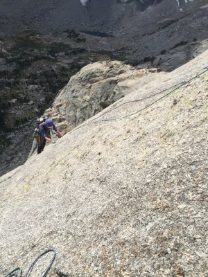 above the south buttress