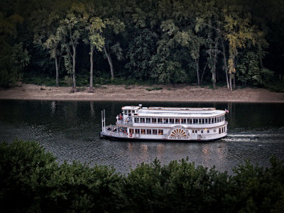 Sultry Evening on a Mississippi River Boat -Shirley