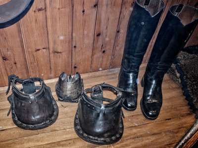 Boots and horse shoes  - Michael
