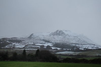 Snow on the hills