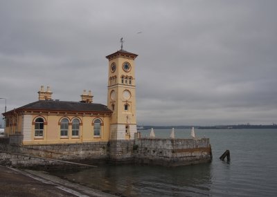 Clock tower, Cobh harbour