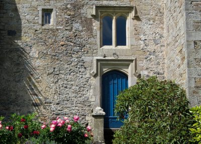 The blue door, Lismore Castle