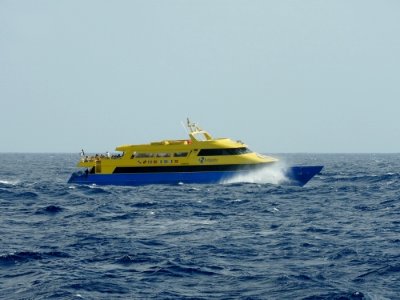 Ultramar Ferry en route to Playa del Carmen