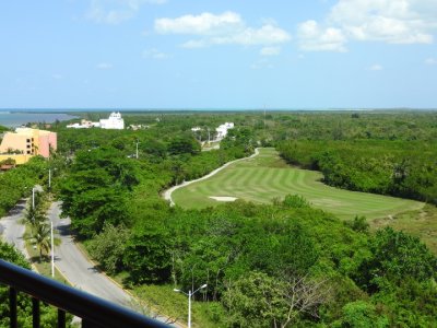 View from the 9th floor of El Cozumeleno