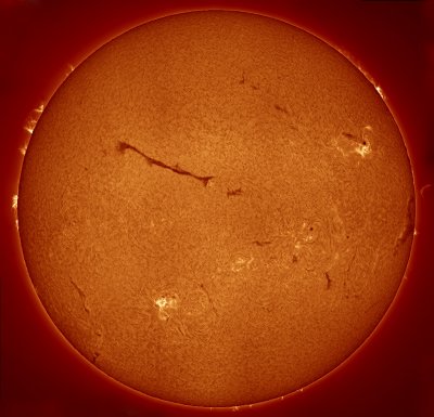 SUN IN H-ALPHA 31st AUGUST 2014 09.36amGMT.jpg