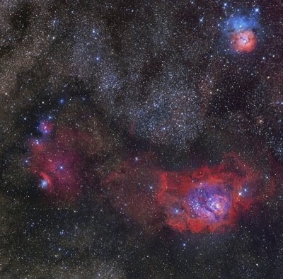 M8 M20 NGC 6559