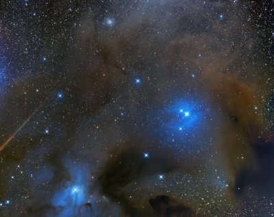 Region Skorpion  IC 4603, 4605, NGC 6144