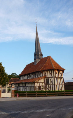 Km 294: Eglise tordue, Bailly-le-Franc